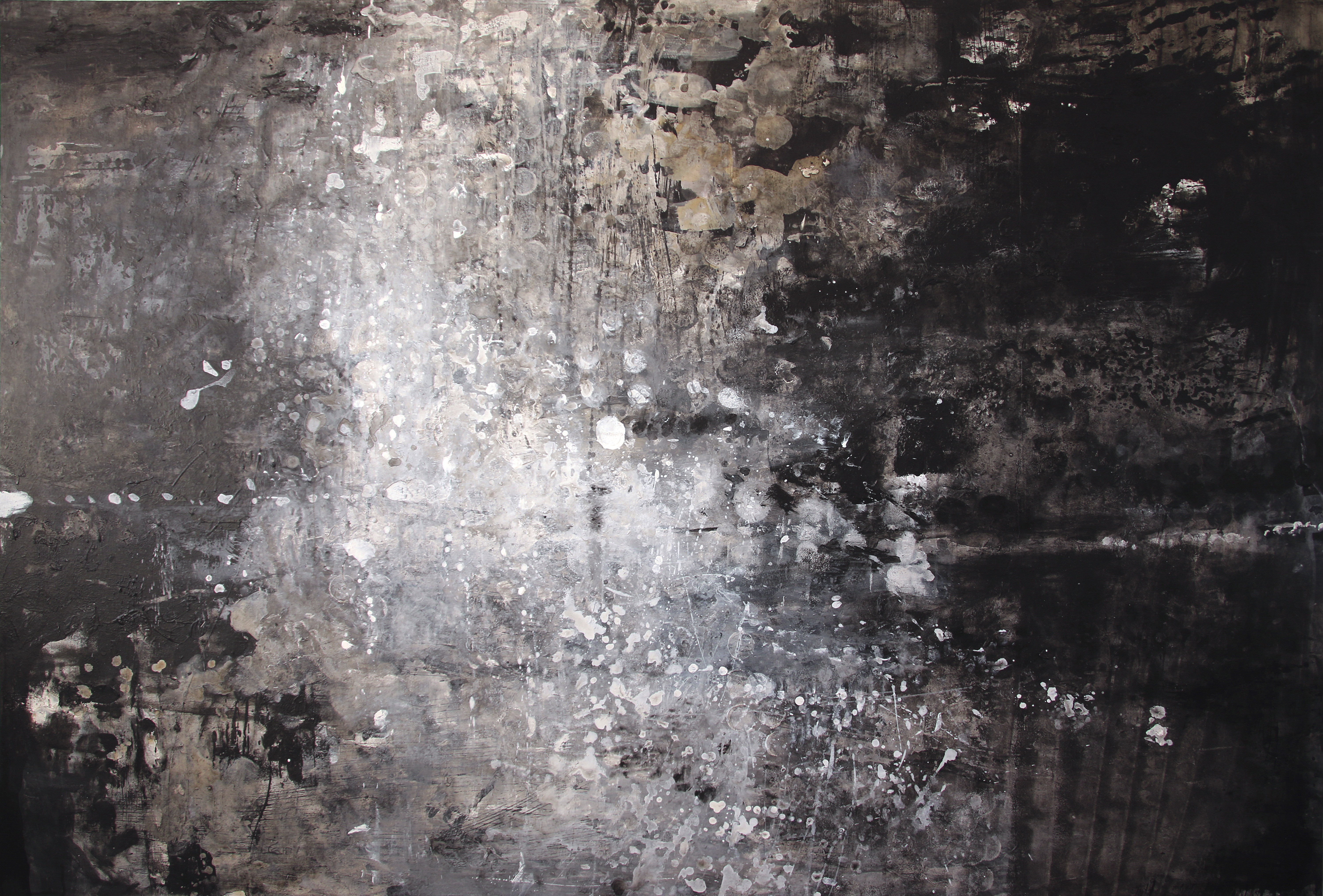 Zinnia Clavo - QUELQUE PART - Acrylique/Panneau 122x183 cm. 2015