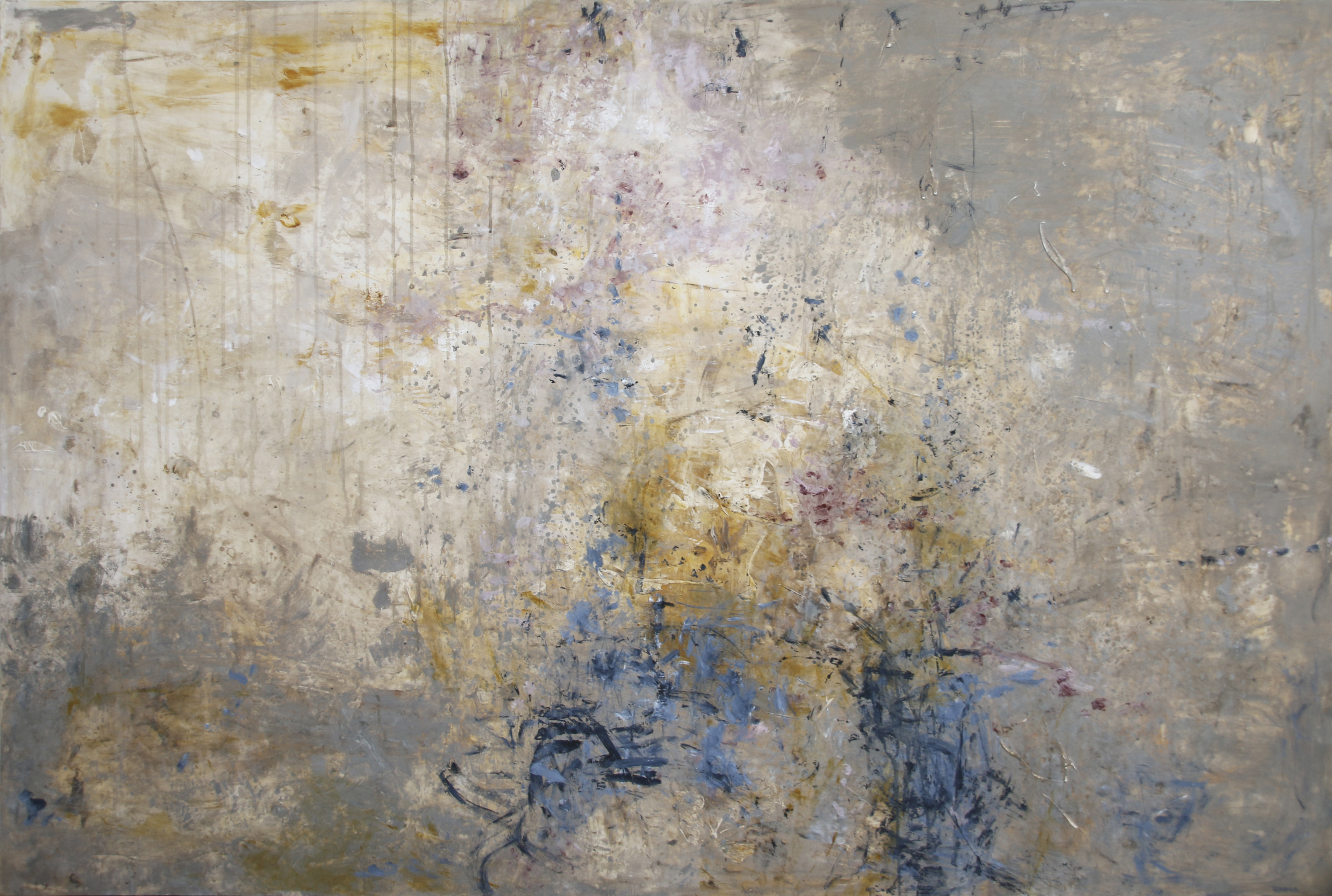 Zinnia Clavo - FROM FAR - Acrylic/Panel 122x183 cm. 2017