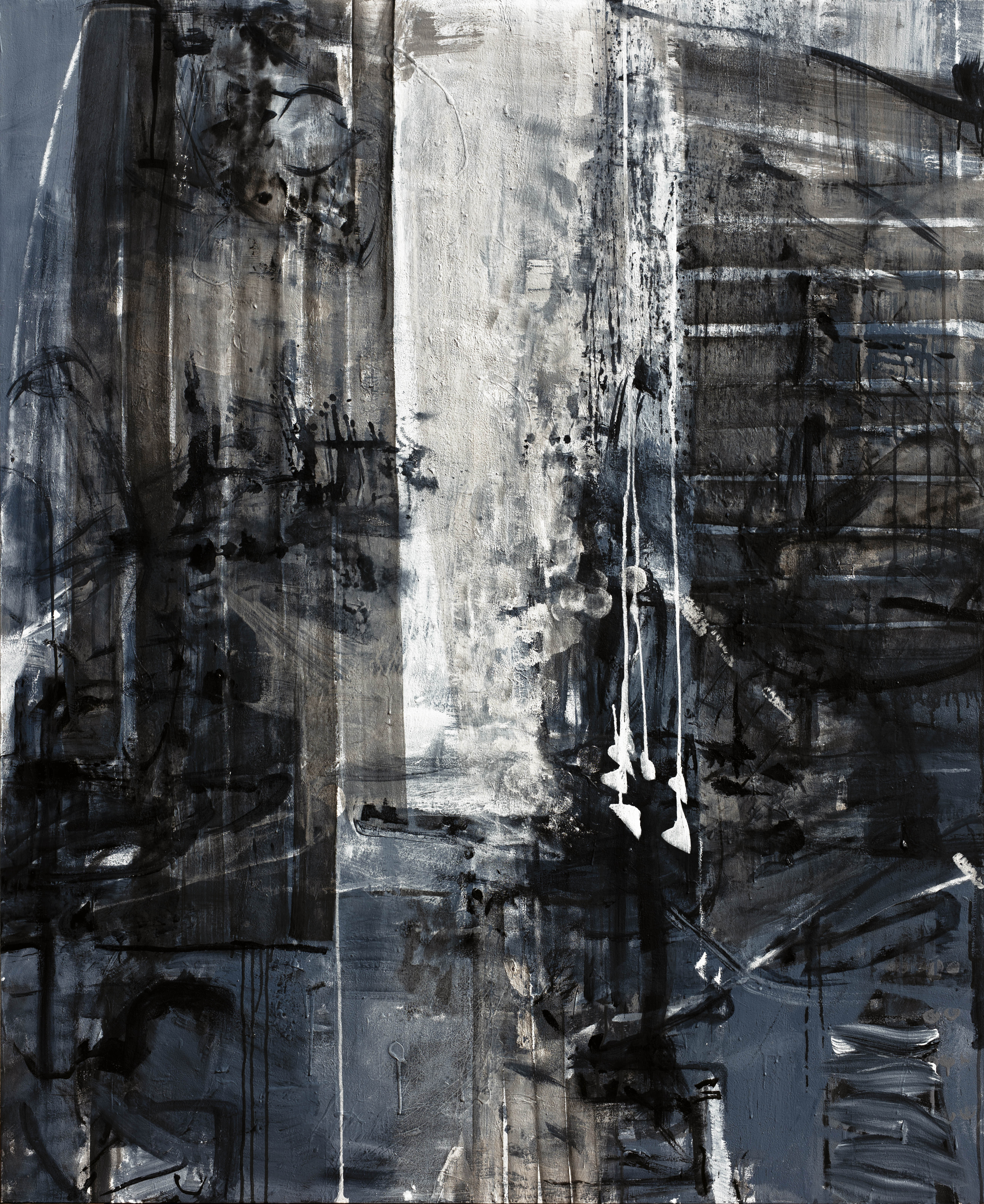 Zinnia Clavo - EL MISTERIOSO - Acrílico/Tabla 150x123 cm. 2021