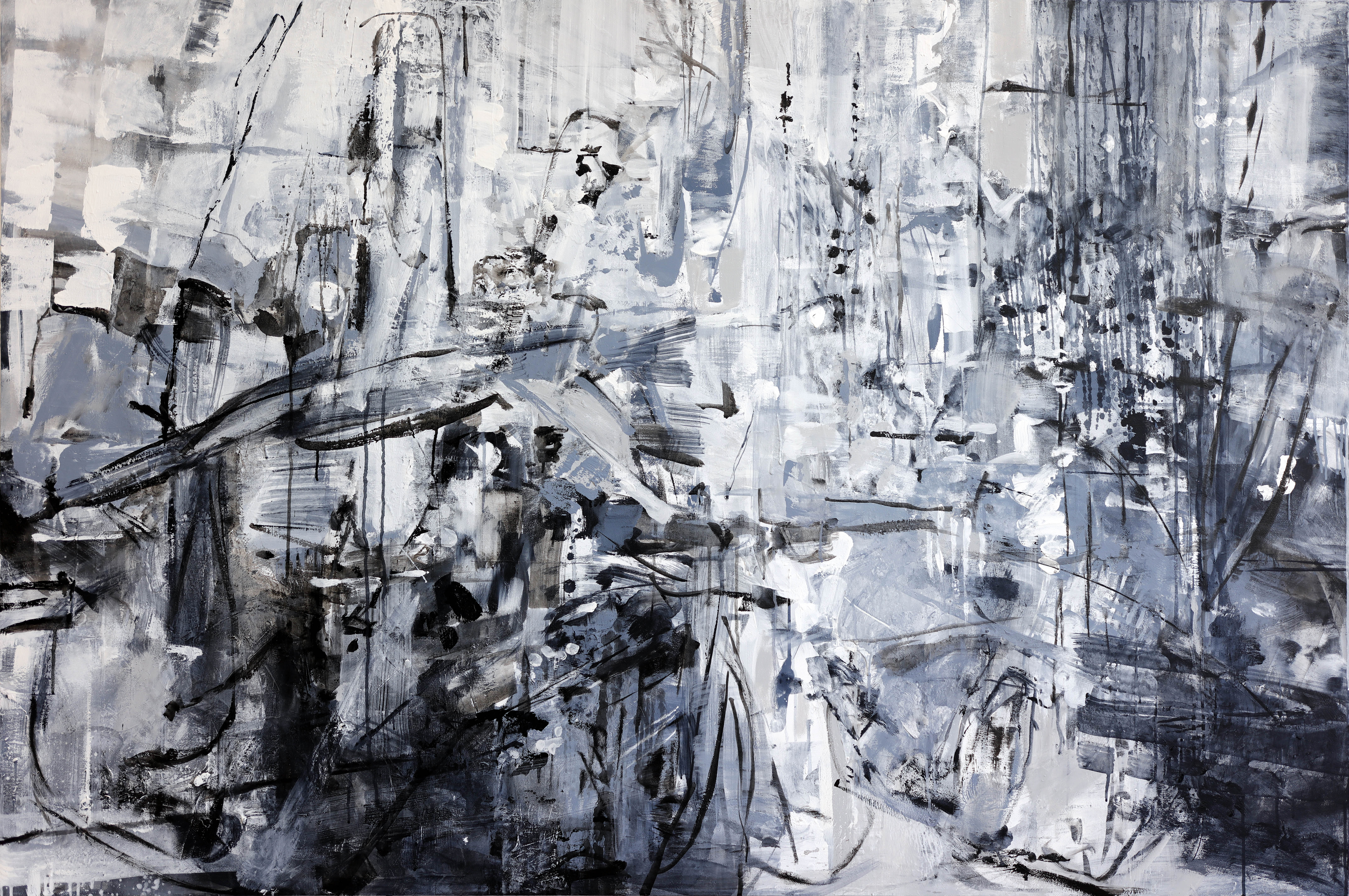 Zinnia Clavo - EL IMPARABLE - Acrílico/Tabla 123x183 cm. 2022